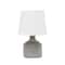 Simple Designs Mini Bocksbeutal Ceramic Table Lamp